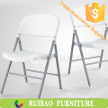 White Color PP Plastic Folding Chairs